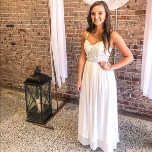 AX Paris crochet bodice maxi dress